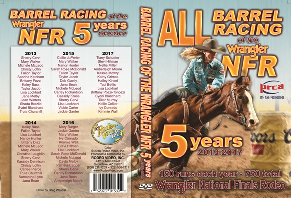 Wrangler National Finals Rodeo 2013-2017 BARREL RACING